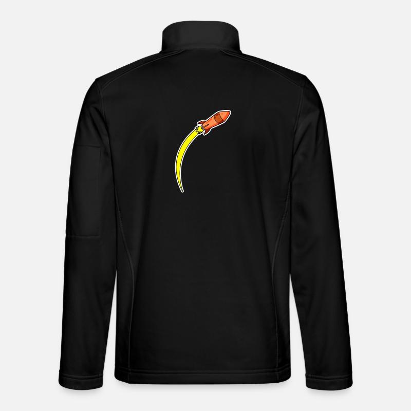 Rakete Orange Unisex Softshelljacke