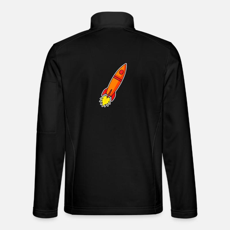 Rocket Orange Unisex Softshell Jacket