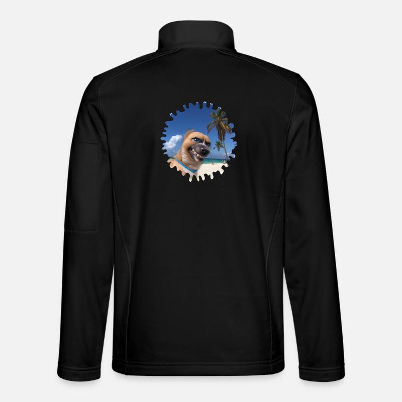 Crazy Beach Dog Unisex Softshelljacke