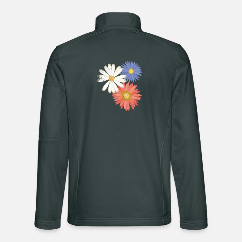 3 flowers Unisex Softshelljacke