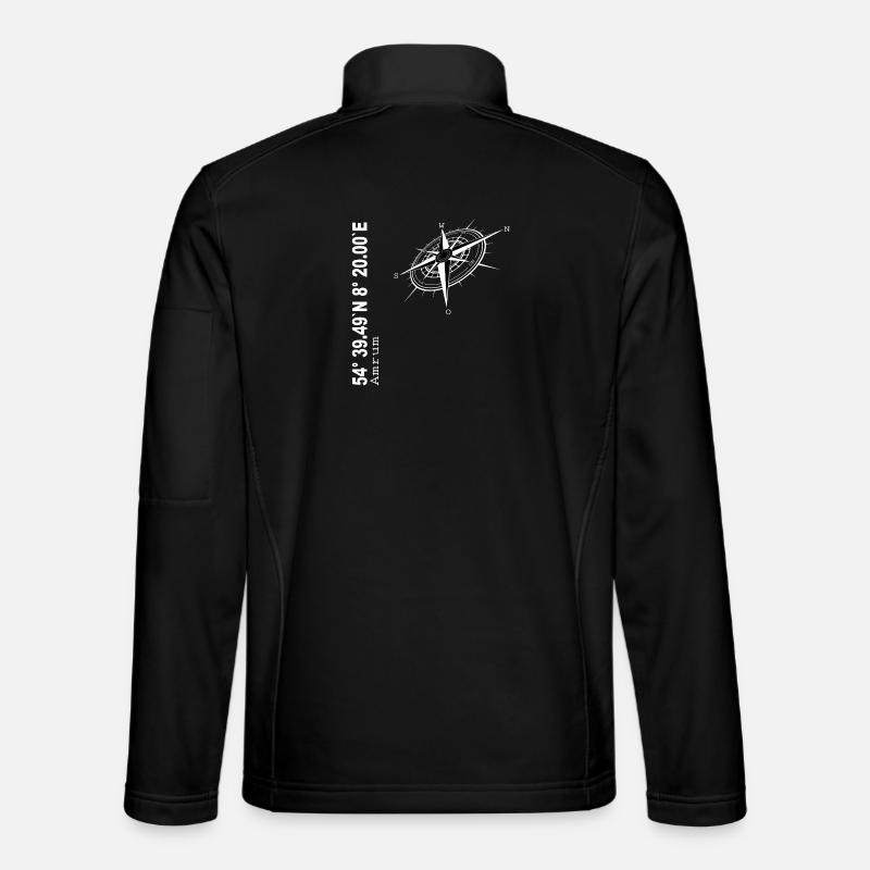 Amrum - Unisex Softshelljacke - Schwarz