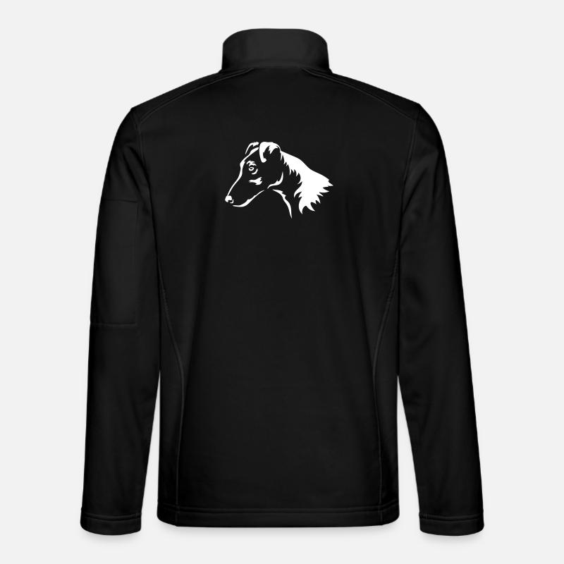 Fox Terrier Head « Black Edition » - Veste en tissu softshell Unisexe - noir