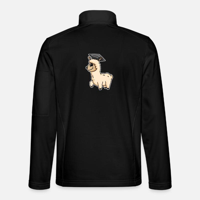 Master Abschluss Alpaka - Unisex Softshelljacke - Schwarz
