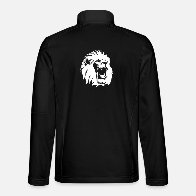 Lion's head - Unisex Softshell Jacket - black
