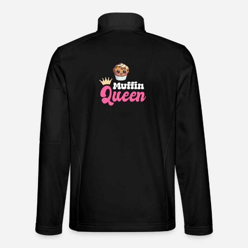 Muffin Baking Baker - Unisex Softshell Jacket - black
