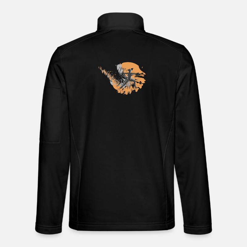 Yoga Training mit Style - Unisex Softshelljacke - Schwarz