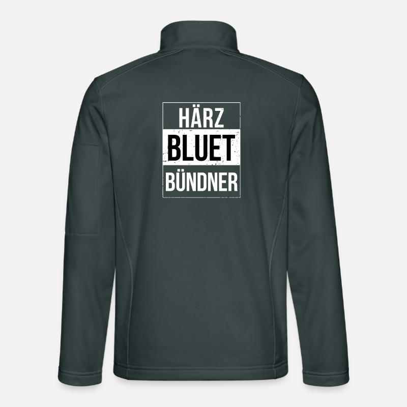 Härzbluetbündner Bündner Graubünden Unisex Softshelljacke