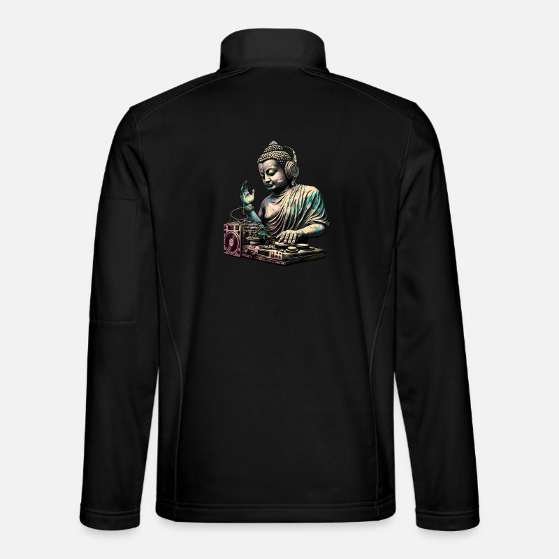 DJ Buddha - Unisex Softshelljacke - Schwarz