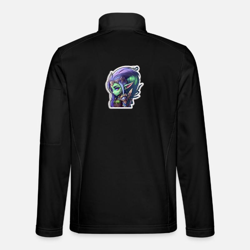 Night Elf - Unisex Softshell Jacket - black