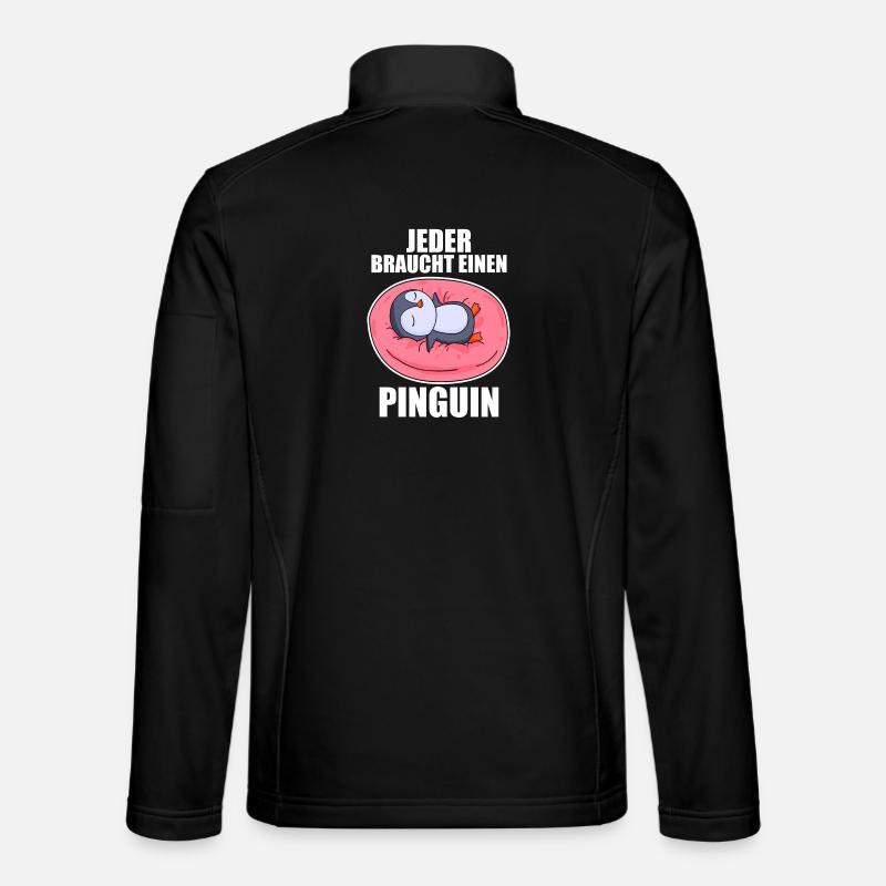 Pinguin Pinguine - Unisex Softshelljacke - Schwarz