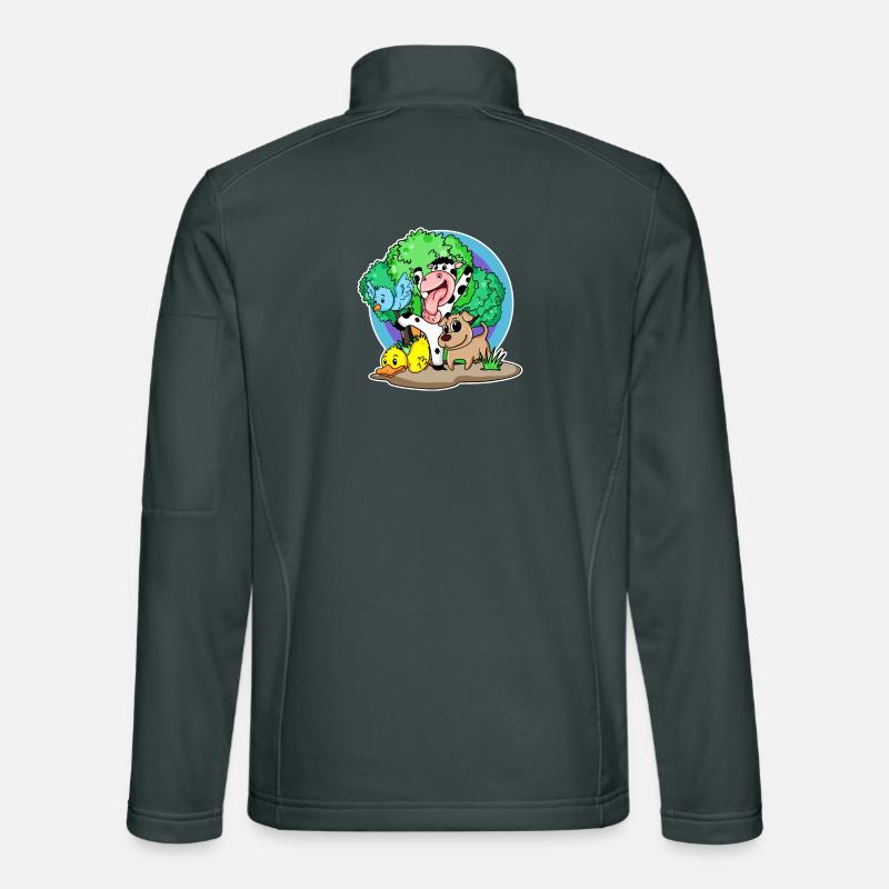 Cute animals Unisex Softshell Jacket