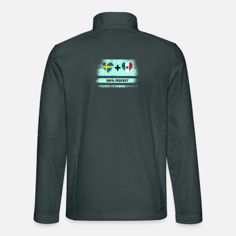 Mexique et Suède 100% parfait / cadeau Veste en tissu softshell Unisexe