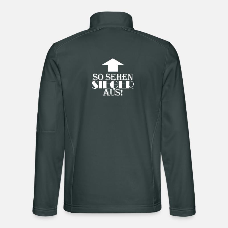 Sieger Erster Gewinner Geschenk Unisex Softshelljacke