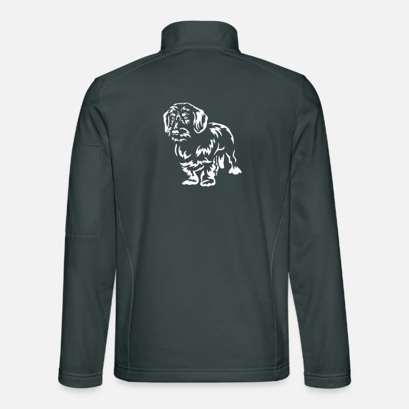 Dackel "Black Edition" Unisex Softshelljacke