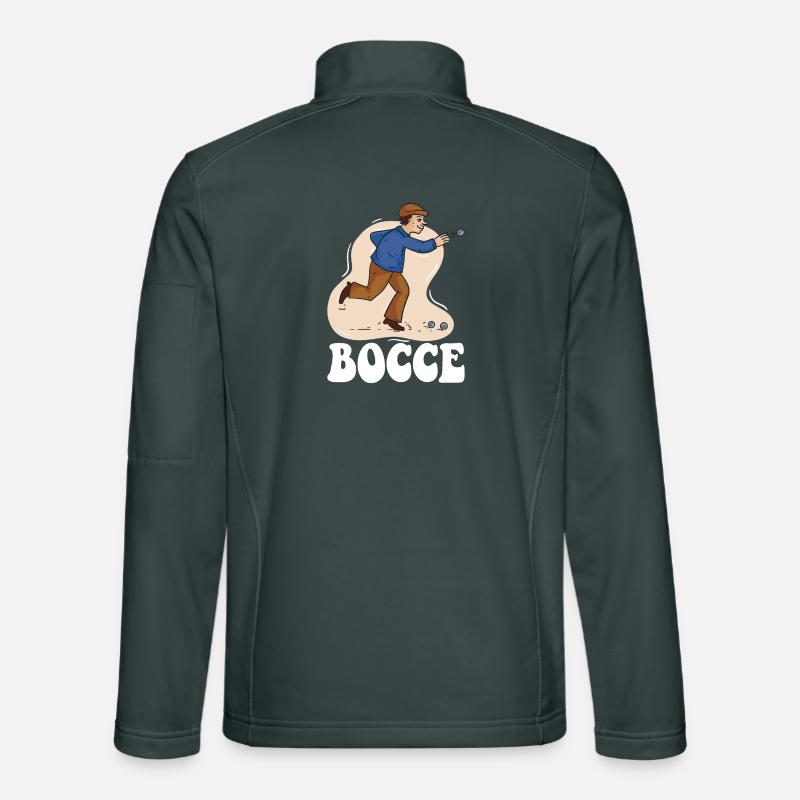 Bocce Spruch Bocce Ball mit Jack Bocci Game Bocce Unisex Softshelljacke