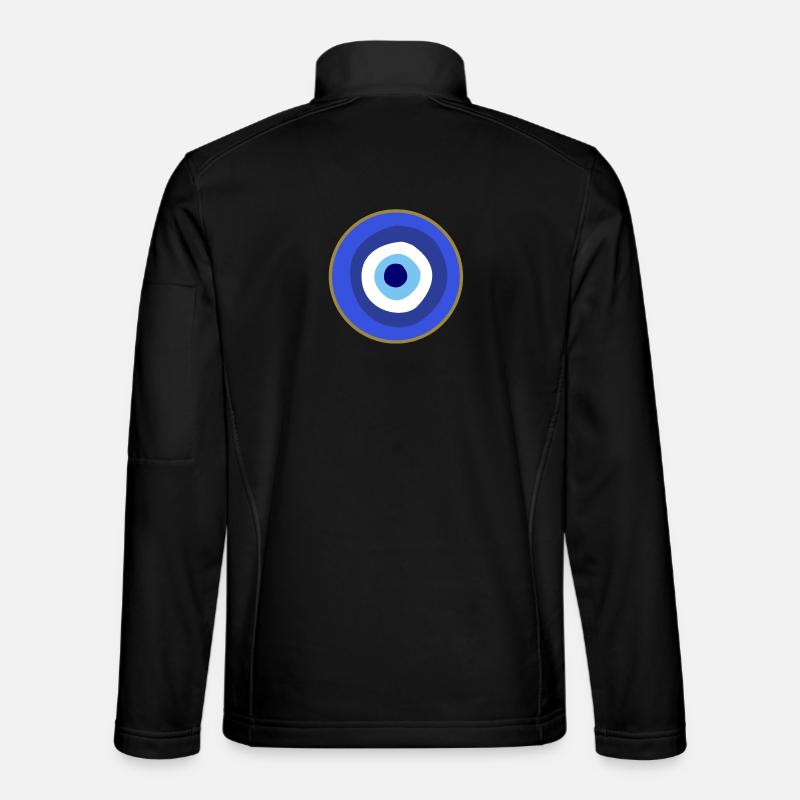 Böser Blick - Unisex Softshelljacke - Schwarz