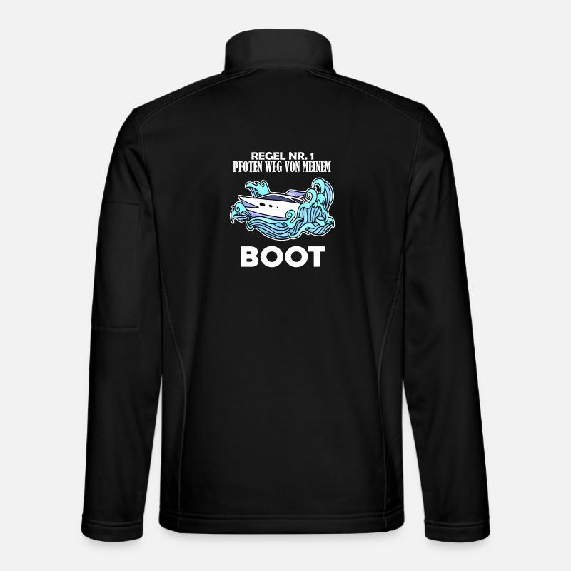 Boote Motorboot - Unisex Softshelljacke - Schwarz