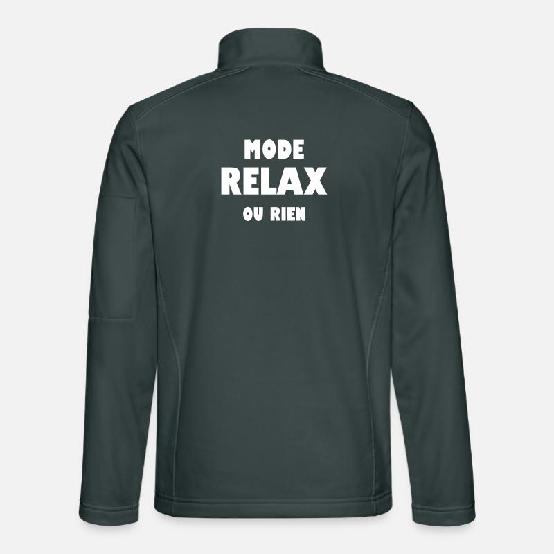 Mode relax ou rien Veste en tissu softshell Unisexe