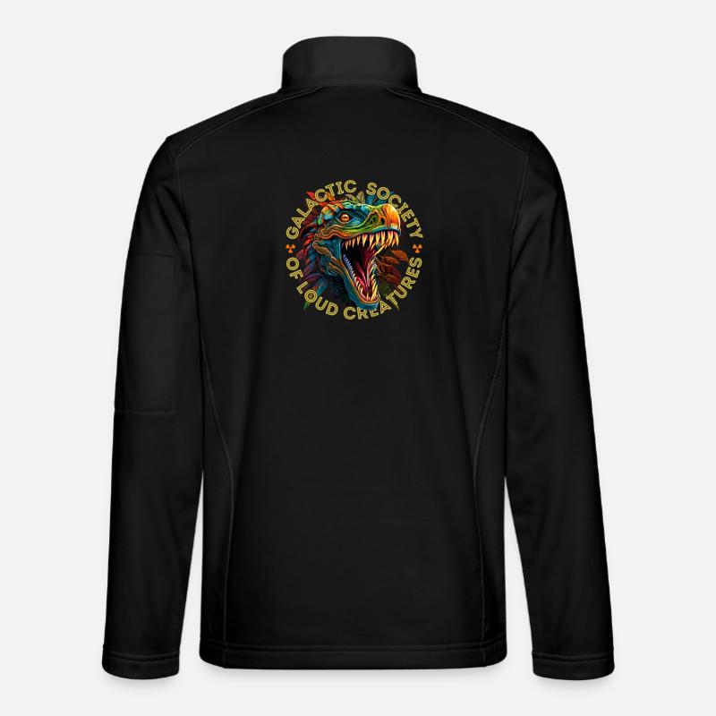 Galactic Society of Loud Creatures - Unisex Softshell Jacket - black