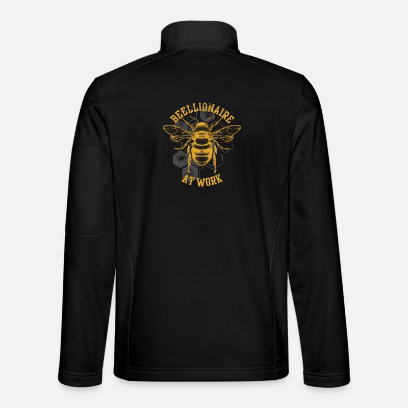 Reellionaire at Work Bee - Unisex Softshell Jacket - black