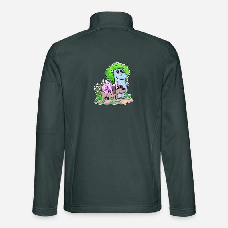 Cute animals Unisex Softshell Jacket