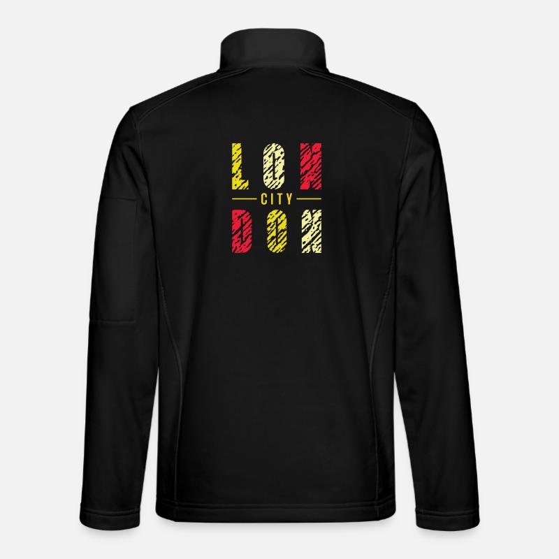 London - Unisex Softshelljacke - Schwarz