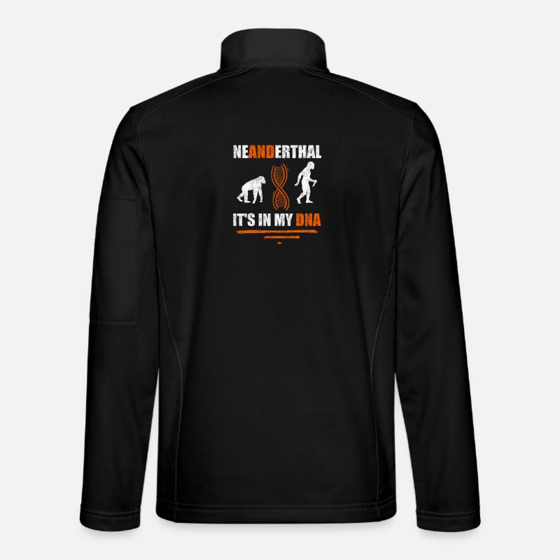 Neanderthal It's in my DNA anthropologist Unisex Softshell Jacket