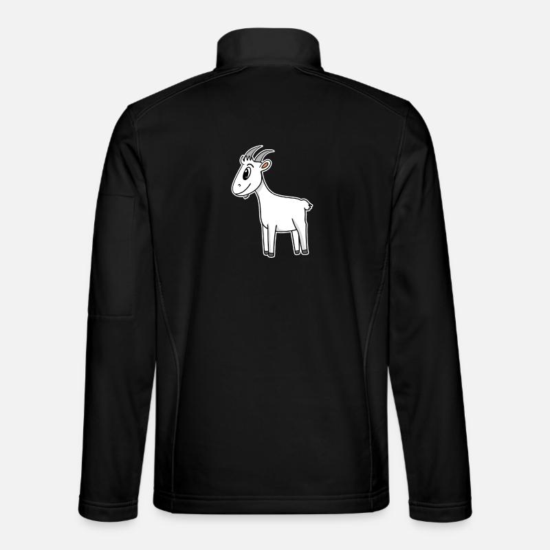 Chèvre Chèvre Chèvre - Veste en tissu softshell Unisexe - noir