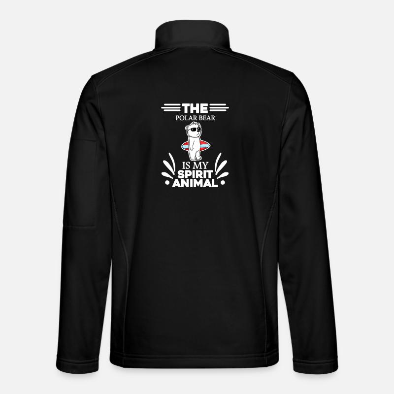 Polar Bear Polar Bear Bear - Unisex Softshell Jacket - black