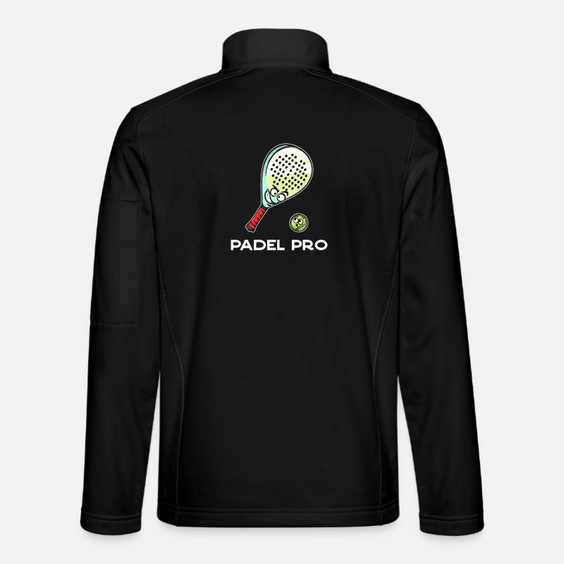 Padelspiel Schmetterball Padel Statement Schläger Unisex Softshelljacke