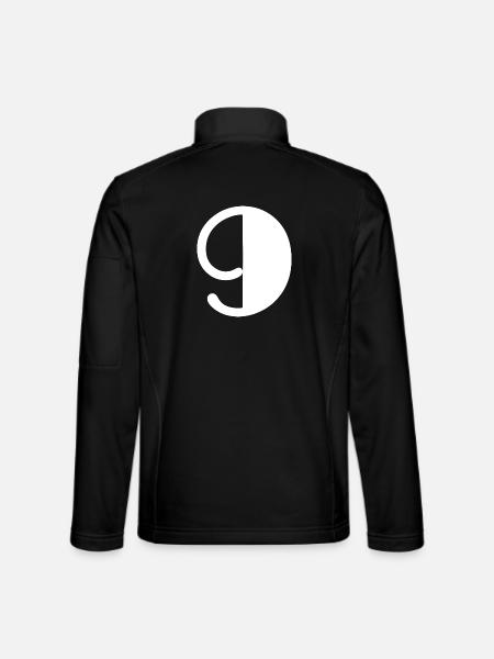 9 JAHRE. 9. JAHRESTAG. GEBURTSTAG 9 JAHRE. 9 - Unisex Softshelljacke - Schwarz