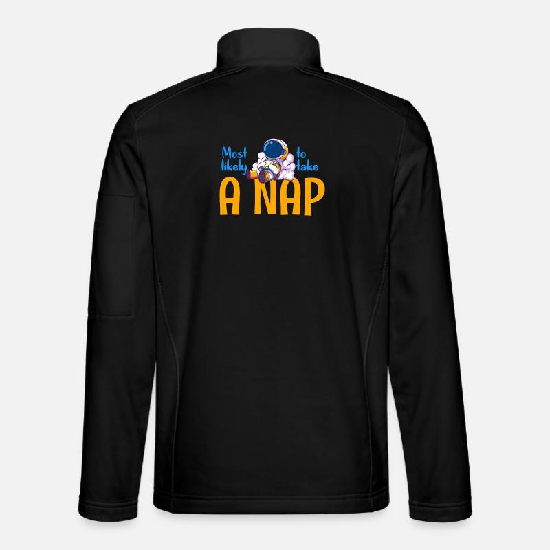 Am ehesten ein Nickerchen machen - Unisex Softshelljacke - Schwarz