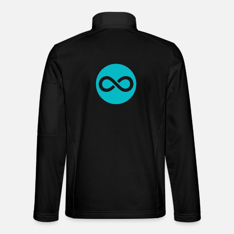 Infinite Loop - Unisex Softshell Jacket - black