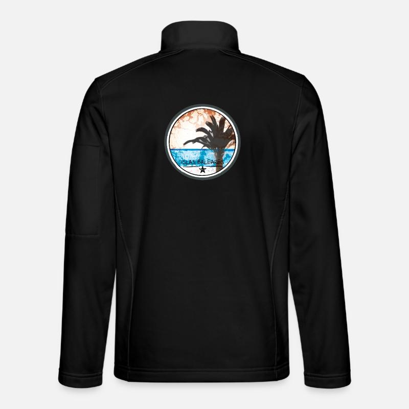 Islas Baleares - Unisex Softshelljacke - Schwarz