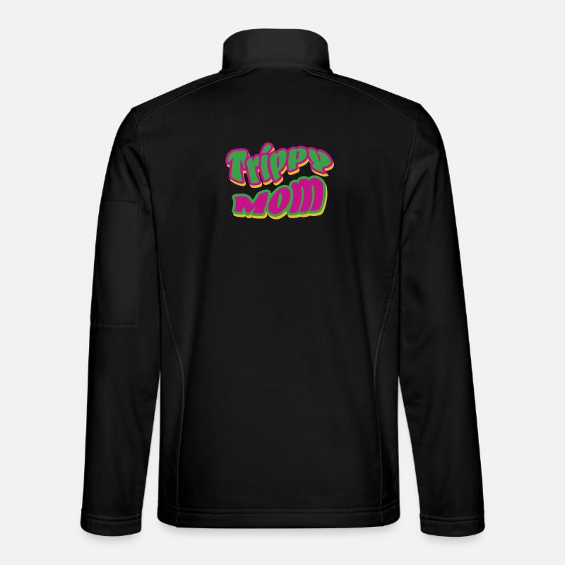 Trippy Mom 2 - Unisex Softshelljacke - Schwarz