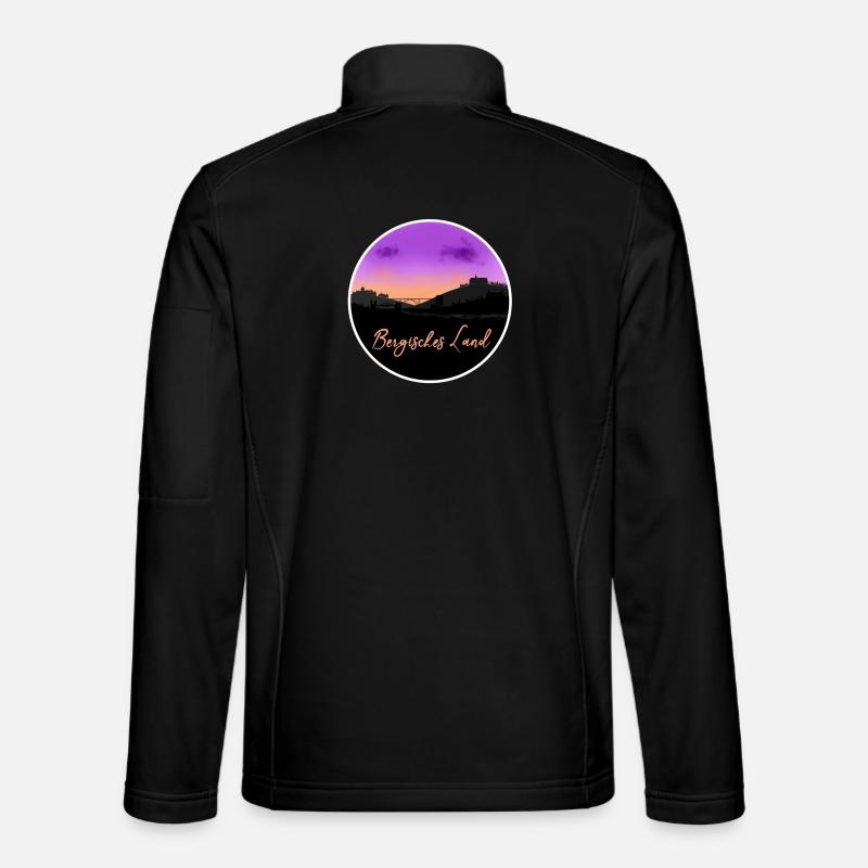 Bergisches Land Fine Skyline - Unisex Softshell Jacket - black