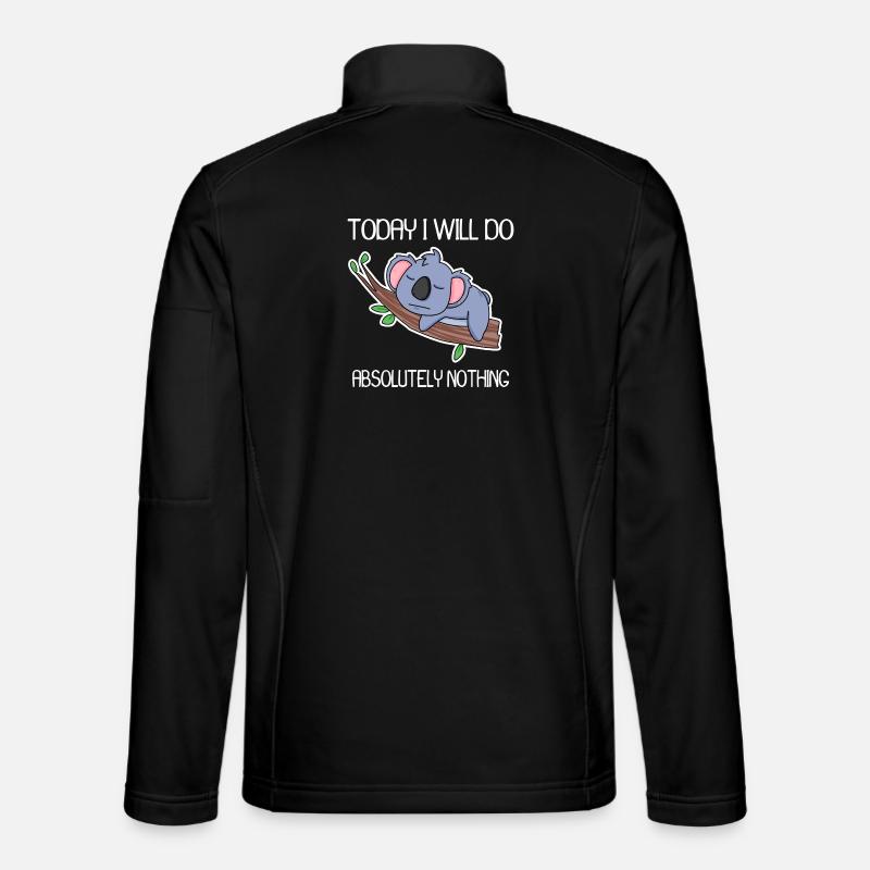 Lustiger Spruch lustige Sprüche - Unisex Softshelljacke - Schwarz