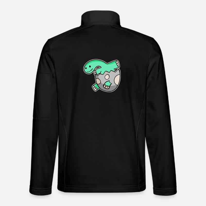 Baby Dino - Unisex Softshell Jacket - black