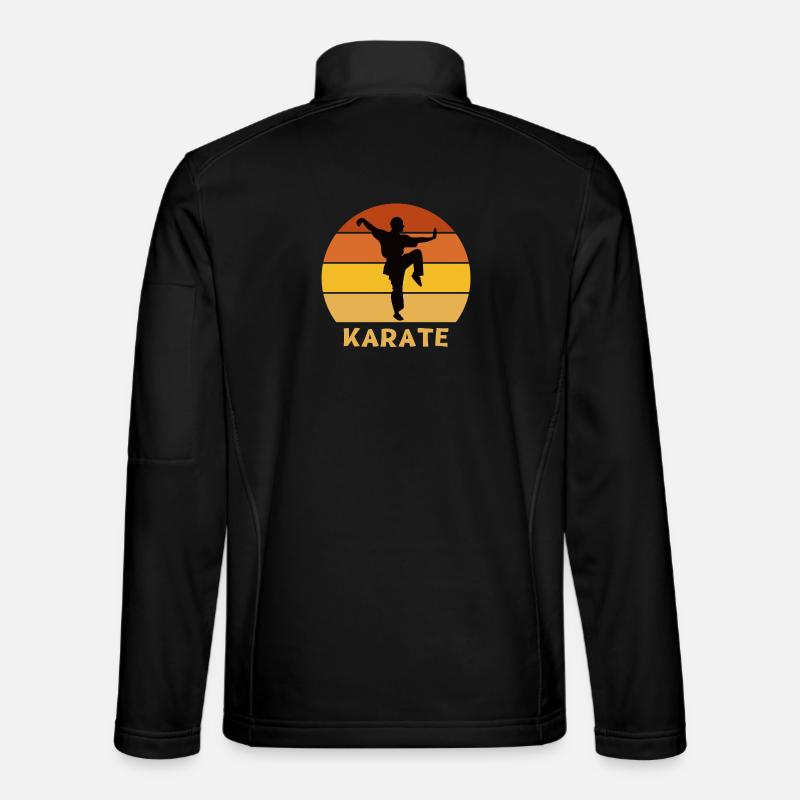 karate, karate fan, do karate - Unisex Softshell Jacket - black