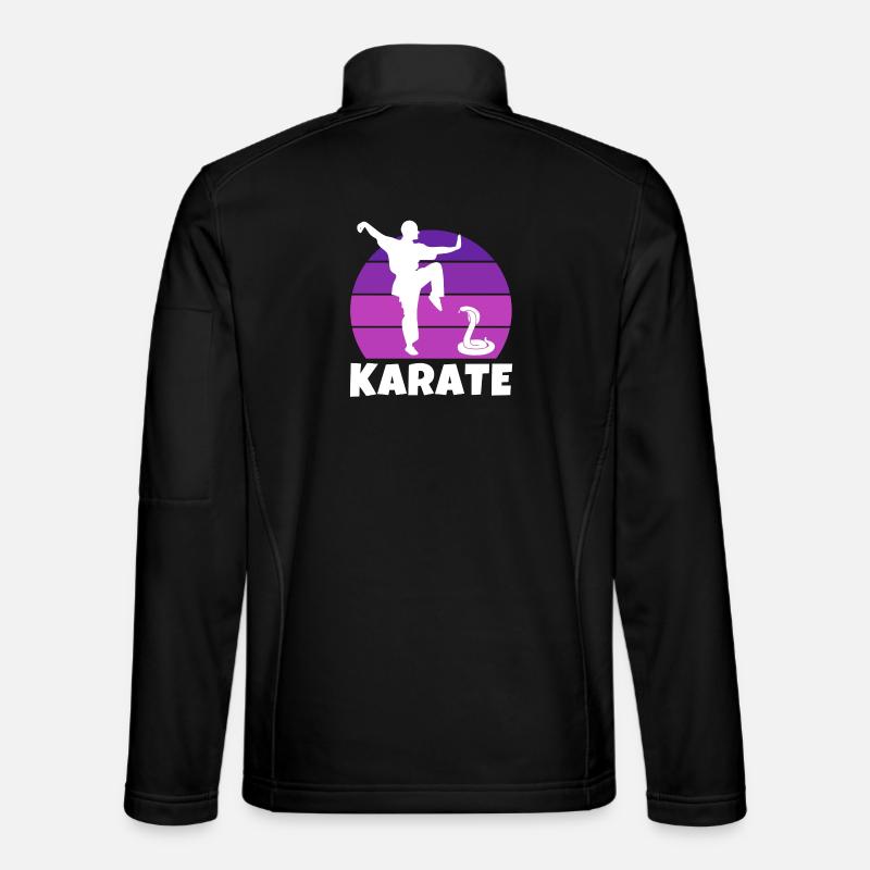 Karate, Karateka, Karatesport - Unisex Softshelljacke - Schwarz