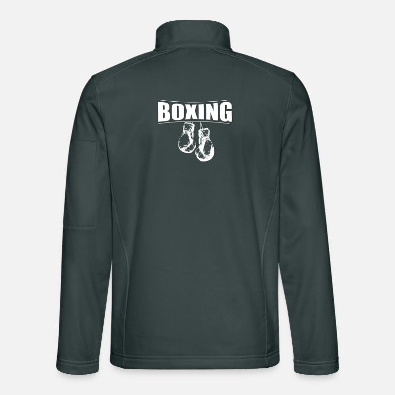 Boxing with gloves Unisex Softshell Jacket