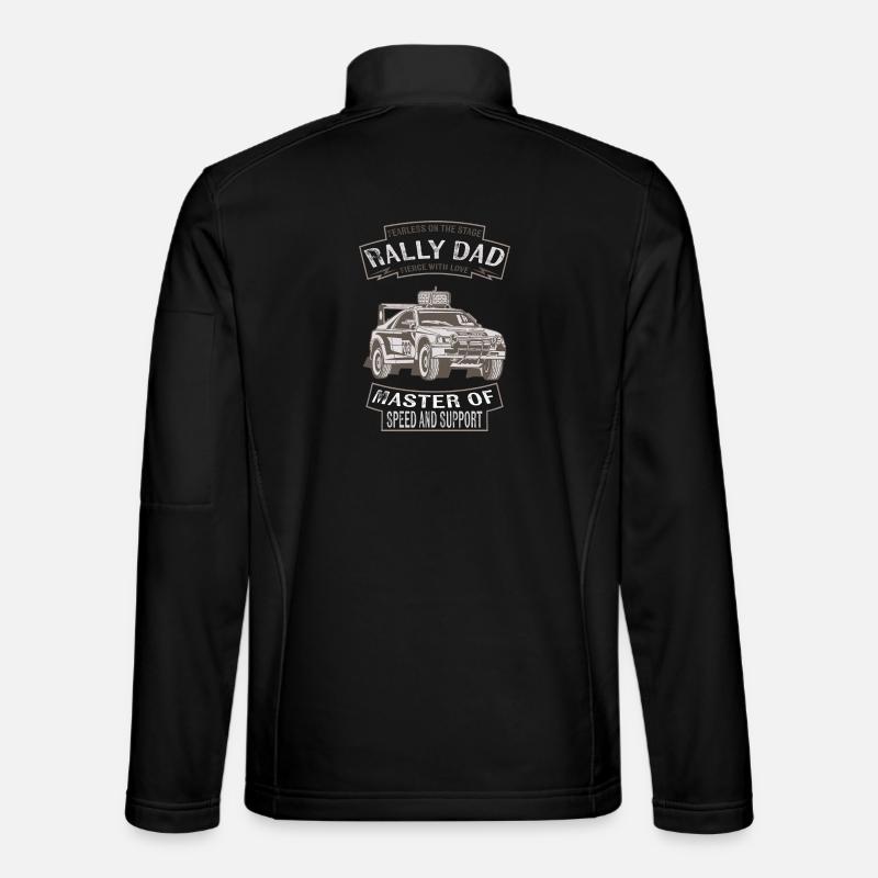 Rally Dad Master of Speed - Unisex Softshell Jacket - black