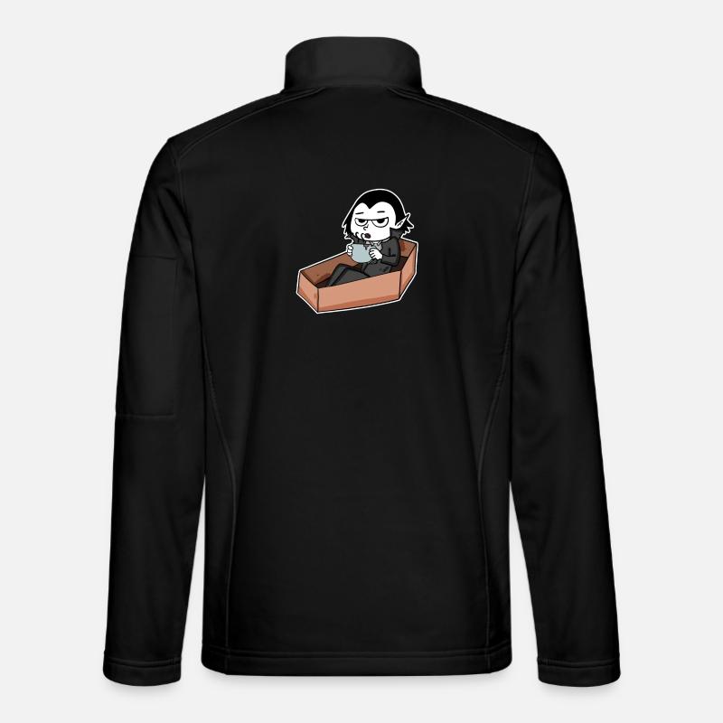 Vampire boit du café Veste en tissu softshell Unisexe