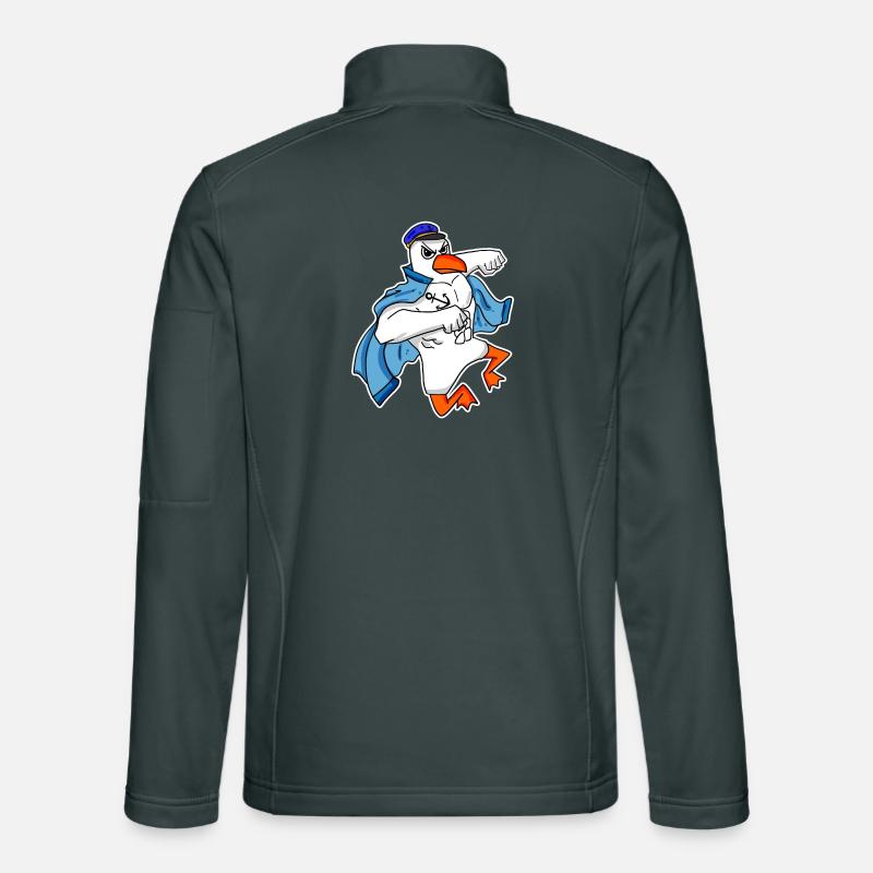 Mouette capitaine Faust Veste en tissu softshell Unisexe