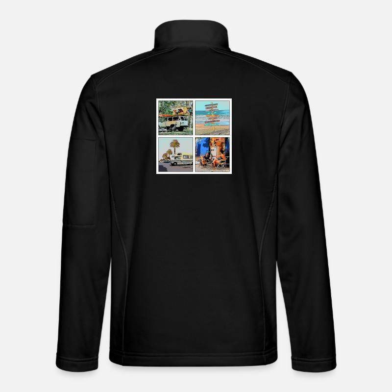 CAMPING - Unisex Softshell Jacket - black