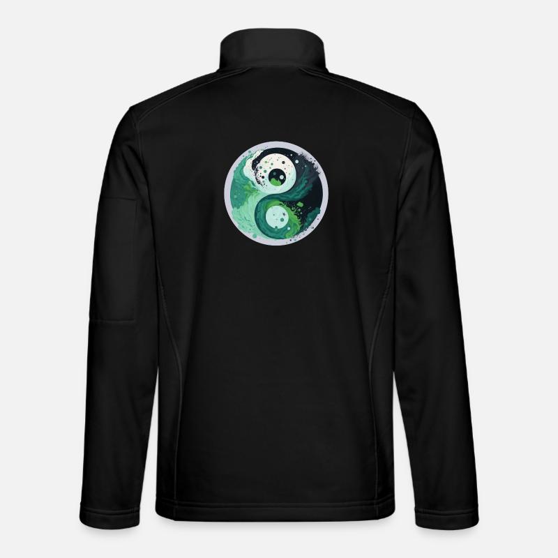 Yin Yang - Unisex Softshelljacke - Schwarz