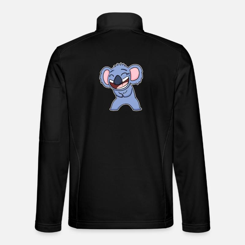 Lachender KoaLa - Unisex Softshelljacke - Schwarz