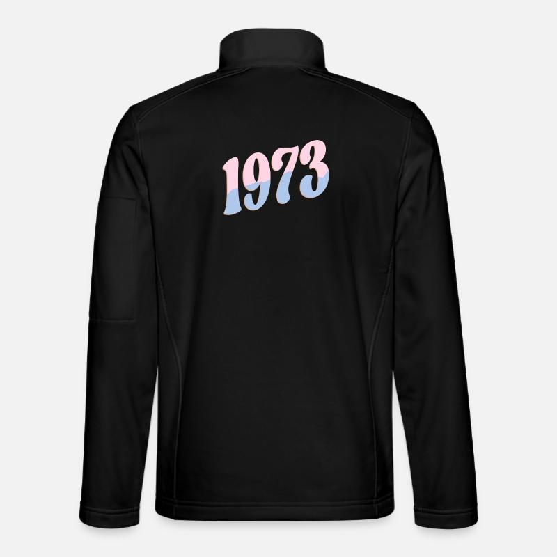 1973 Birthday Gifts Retro - Unisex Softshell Jacket - black