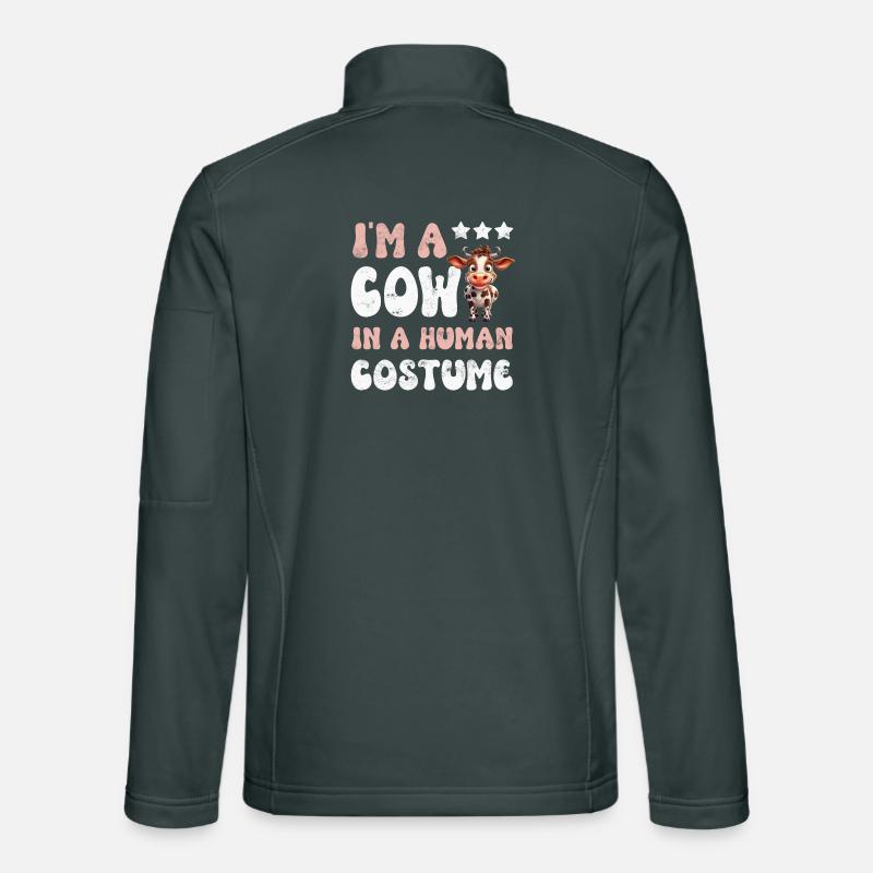 Vaches Veste en tissu softshell Unisexe