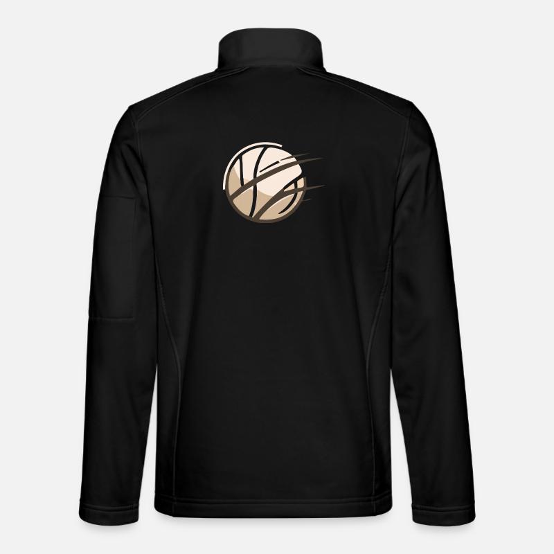 Volleyball Motiv - Unisex Softshelljacke - Schwarz